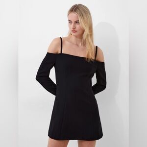 French Connection Whisper Cold Shoulder Minidress